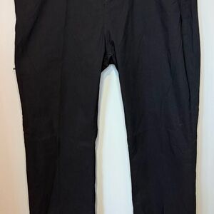 Straight Fit Denali Pant Men's 34x32 Solid Black Flat Front